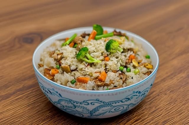 F7. Bacon Fried Rice.