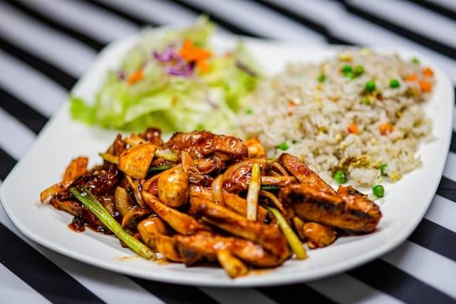 (Side) Spicy Mushroom Chicken.