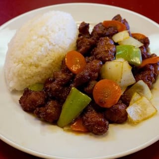 BB8. Orange Chicken Bento